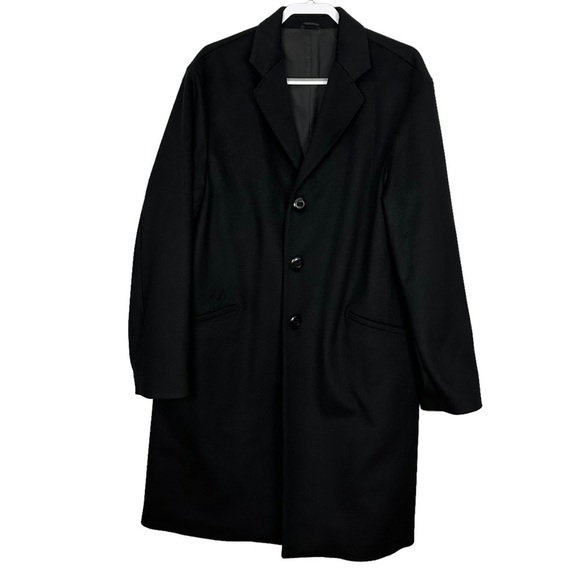Armani Collezioni Fein-Kaller L’Uomo Wool Cashmere Coat